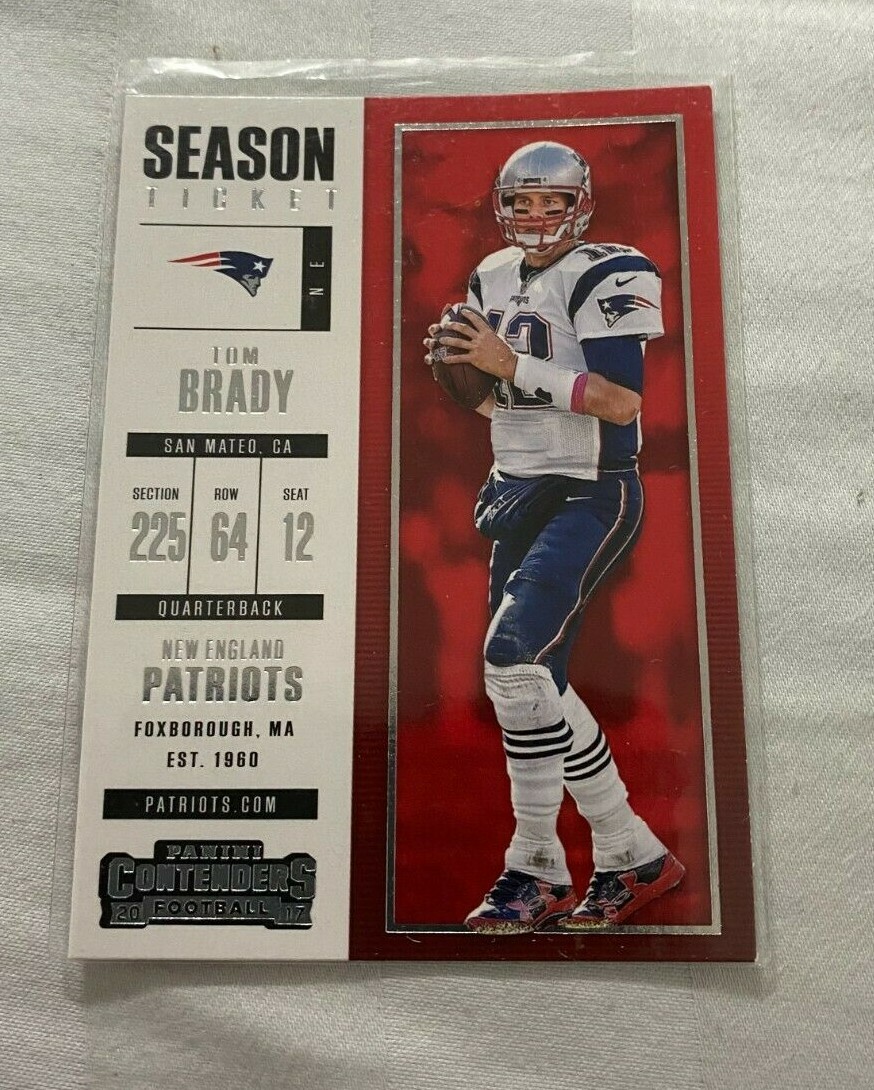 qb 2017 vol.1〜5 2017 Contenders TOM BRADY | eBay
