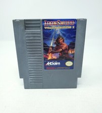Iron Sword Wizards Warriors II 2 Nintendo Entertainment System NES Cart Only