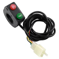 Motorcycle Handlebar Warning Horn Button Turn Signal Controller Headlight Switch