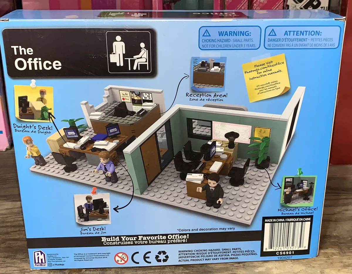 New DUNDER MIFFLIN Scranton Branch CONSTRUCTION SET Phatmojo THE OFFICE  Figures