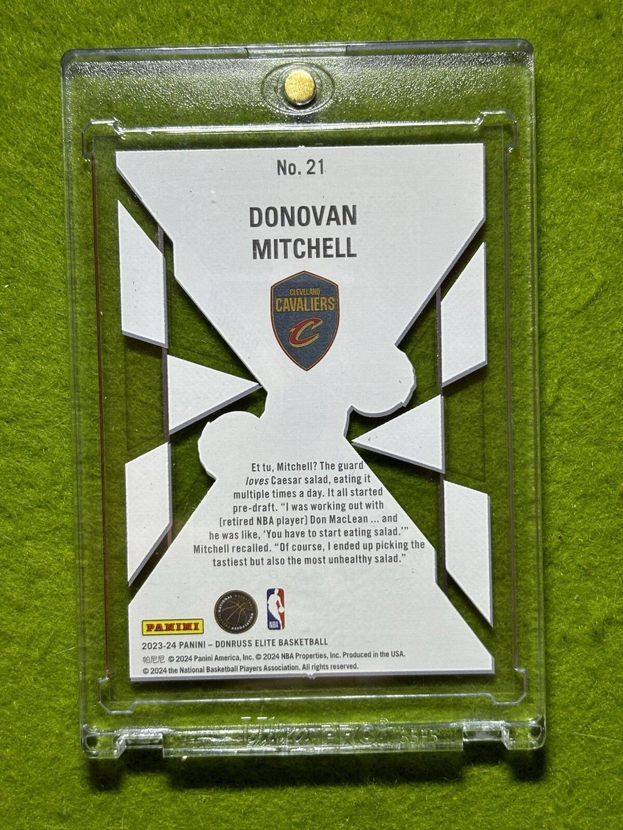 Donovan Mitchell CLEAR CARD JERSEY #45 CAVS SP 2023-24