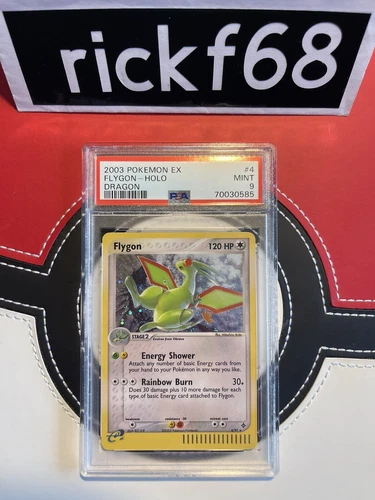 2003 POKÉMON EX DRAGON 4 FLYGON-HOLO PSA 9
