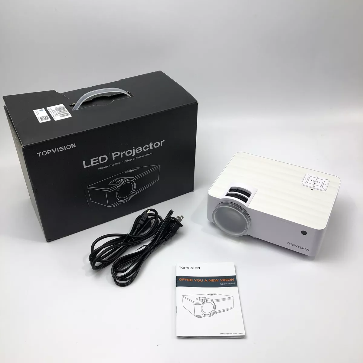 TopVision T6 Home Theater Led Projector - No Remote