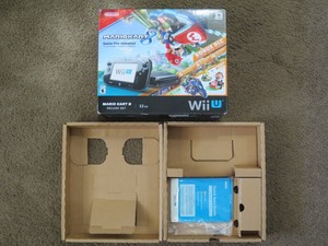 Solo Caja Sistema De Nintendo Wii U 32gb Reemplazo De Mario Kart 8 Deluxe Set Ebay