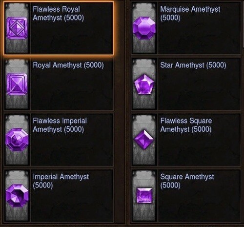 DIABLO 3 ALL CRAFTING GEMS - ALL CONSOLES - SOFTCORE OR HARDCORE - Picture 2 of 9
