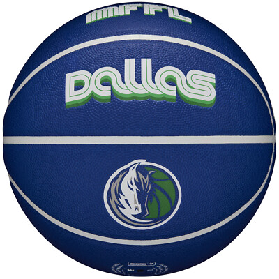 Basketball Unisex, Wilson NBA Team City Collector Dallas Mavericks Ball, Blau