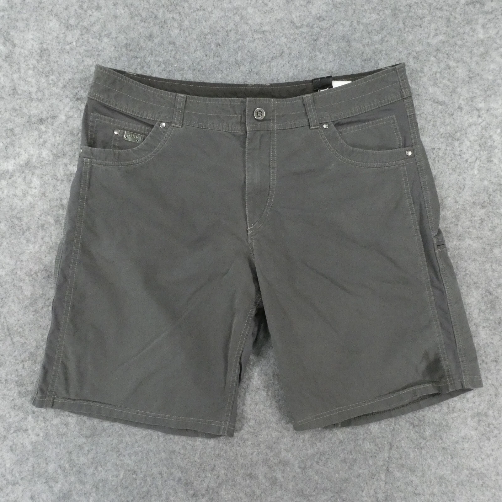 Kuhl Shorts Mens 40 Carpenter Gray 5 Pocket Utility Hiking
