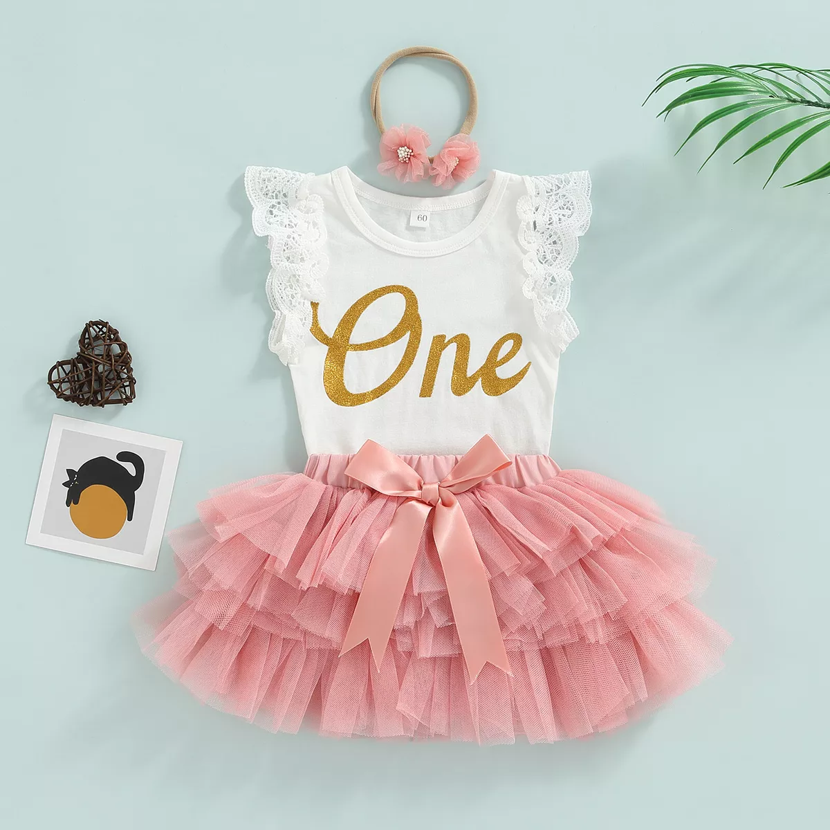 Donut first birthday outfit girl top