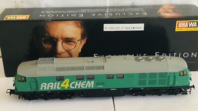 Locomotive Diesel BRAWA 1300 BR 132 410-0 DR - Échelle HO, Analogique, éclairages Fonctionnels
