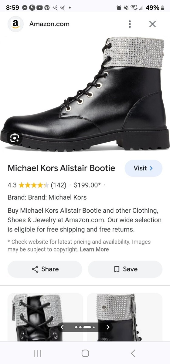 Woman's Boots MICHAEL Michael Kors Alistair Bootie | eBay