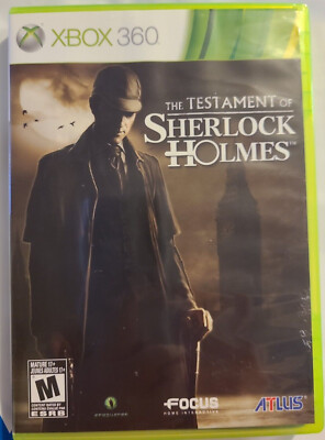 The Testament of Sherlock Holmes - Xbox 360 video game **Good+ w/manual**