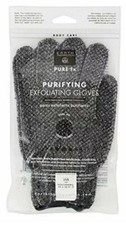 EARTH THERAPEUTICS Purifying Exfoliating Gloves w/ Medicinal Bamboo Charcoal