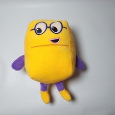 Numberblocks Two 8" Plush Yellow Hand2mind Educational Stuffed Doll Cartoon