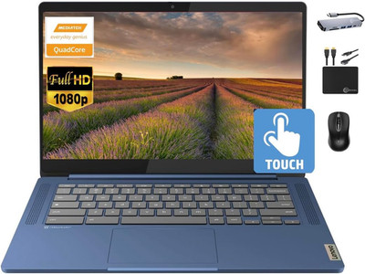 Chromebook 14'' Touchscreen Slim Laptop Business Student, 8-Core Mediatek Kompani