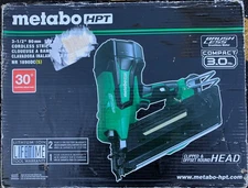Metabo HPT  18 V 3-1/2 in 30-degree Paper Strip Framing Nailer NR1890DC (S)