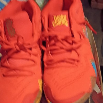 Nike Kyrie 4 Men s Low Top Lace-Up Basketball Sneakers Red BV0428-600
