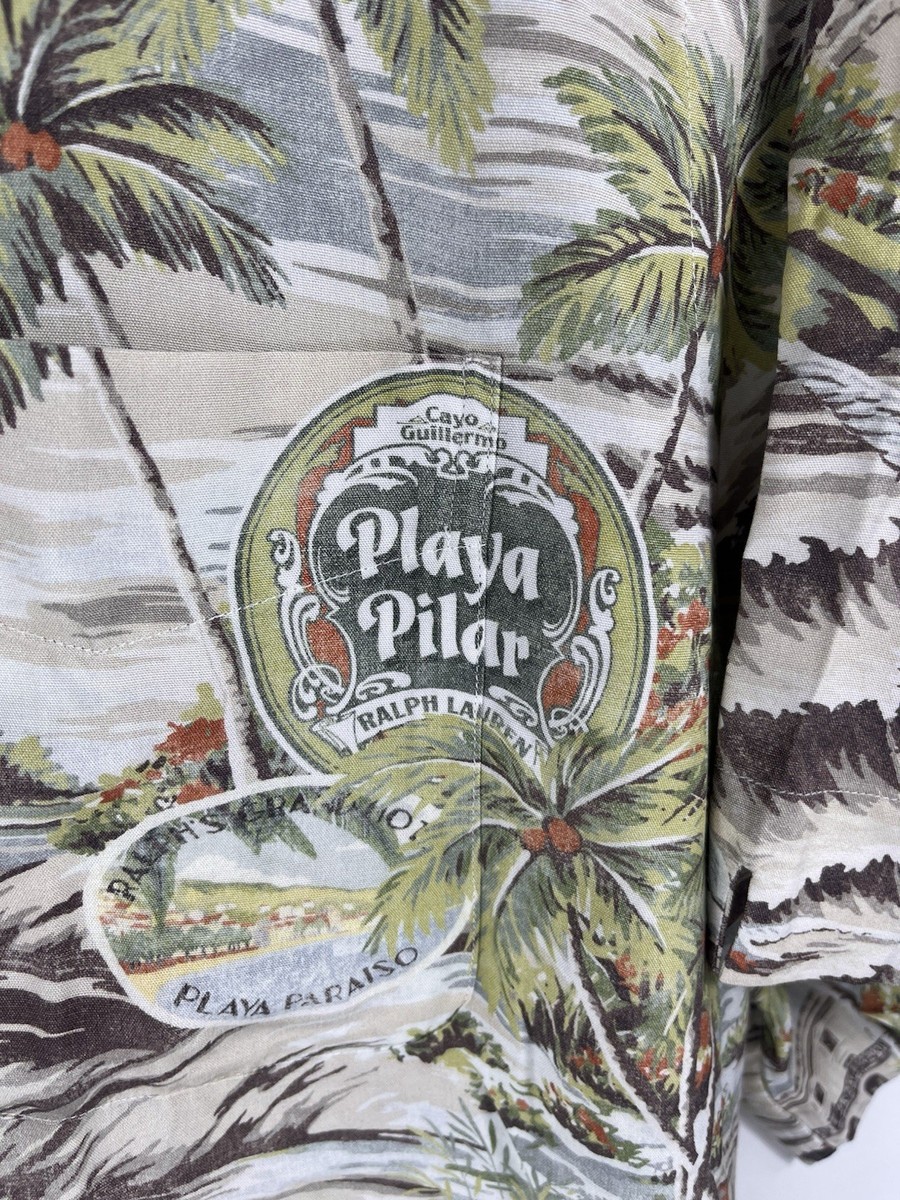 B*B様 Polo by Ralph Lauren ディアスキン　シャツ Bew Polo Ralph Lauren Havana Print Shirt Playa Pilar Hotel Del 2XB