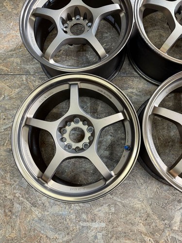 JDM Wheels RAYS 17x8.5 5x114.3 30 Gram Lights 57F Set4 QW - Picture 2 of 10