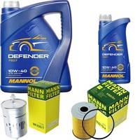 Inspektionspaket 6L Mannol Defender 10W-40 FüR VW Golf III 2.8 VR6 2.9 Corrado