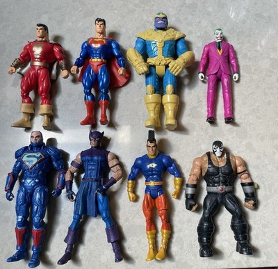 Loose 6'' 7'' Action Figures Fodder Lot of 8 DC Direct Marvel Diamond Select GOOD