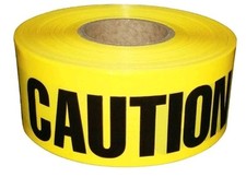 ATERET Premium Yellow Caution Tape I 3 inch x 1000 feet I Harzard Tape or Decor
