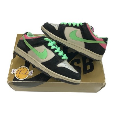 Size 4 - Nike SB Dunk Low Poison Green Magnet Light Gold Box Travis 304292-033