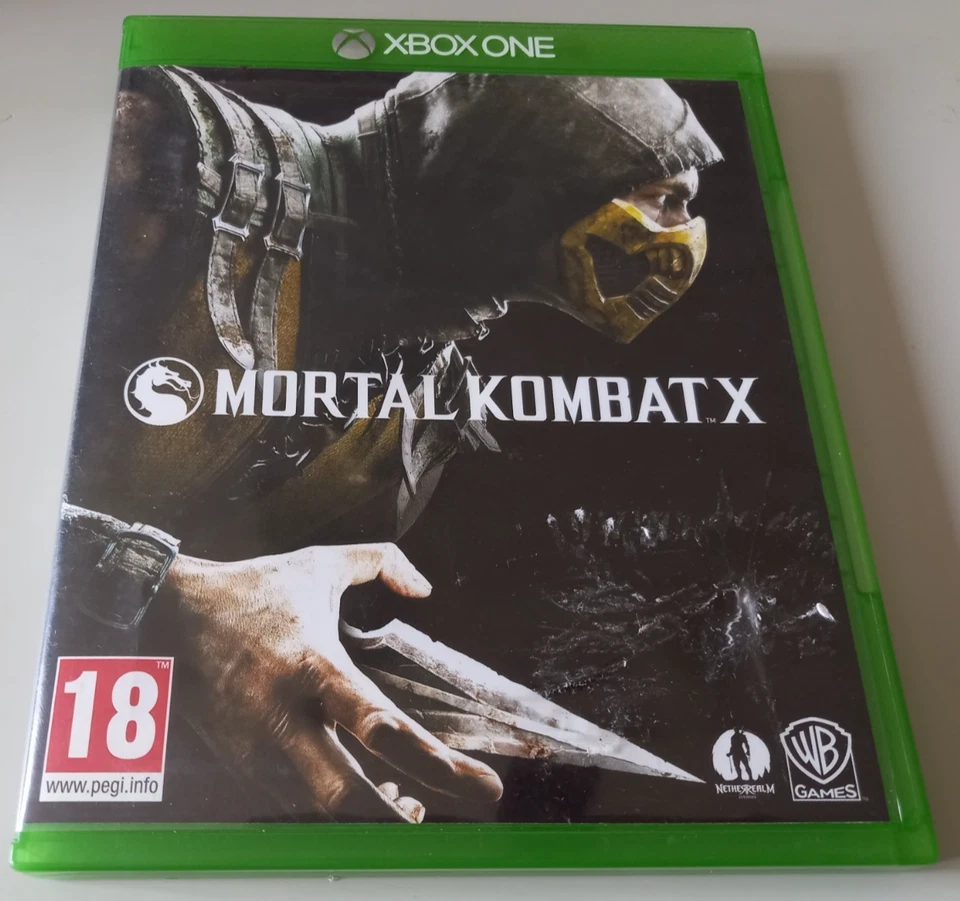 Jeu XBOX ONE "Mortal Kombat X" en boîte sans notice version PAL (n°9021S), photo 1 sur 4