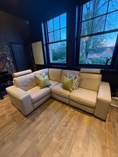 Italsofa Reclining Corner Leather Sofa (Arighi Bianchi)