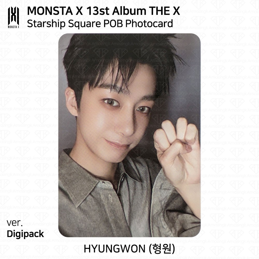MONSTA X The 13th Mini Album THE X StarShip Square POB Photocard