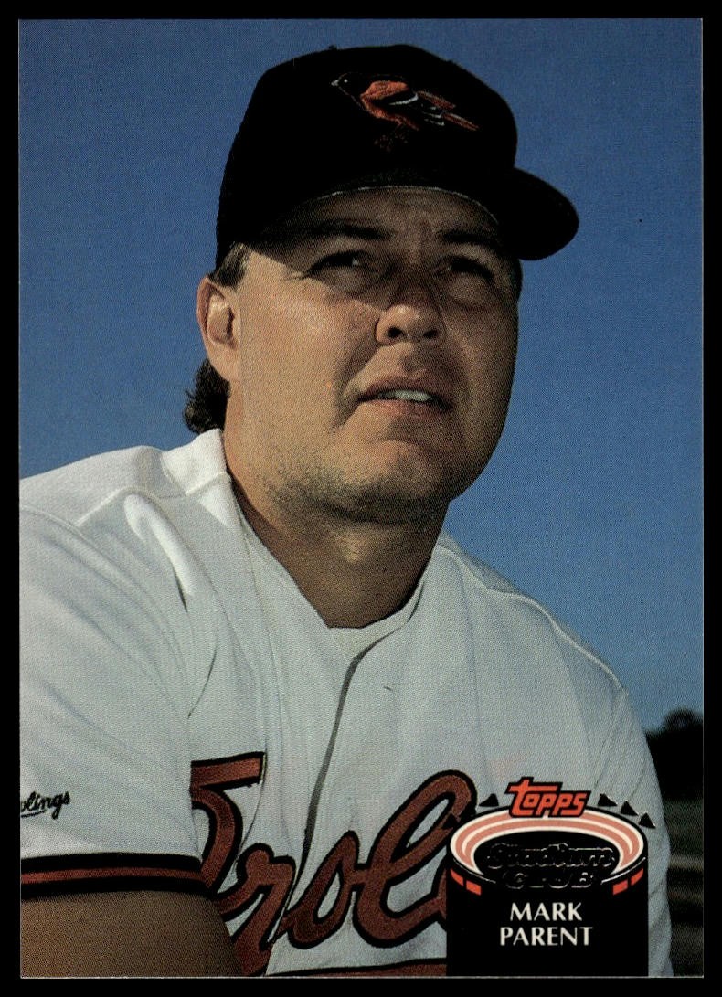 1992 Stadium Club #623 Mark Parent Orioles
