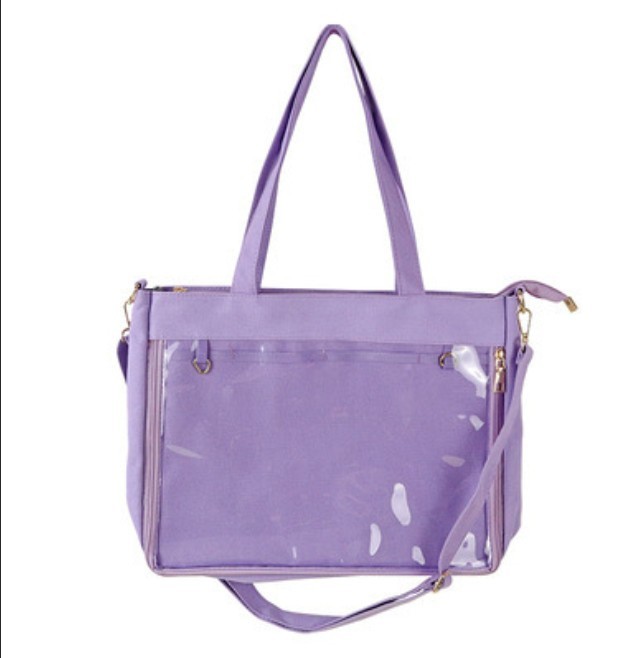 Bolso de mano transparente bandolera Itabag de hombro cuadrado japonés Lolita Harajuku Reino Unido