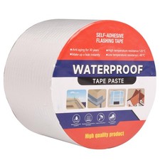 Butyl Waterproof Tape 3.94" x 32.8',Outdoor Leakproof Tape for Plastic and Me...
