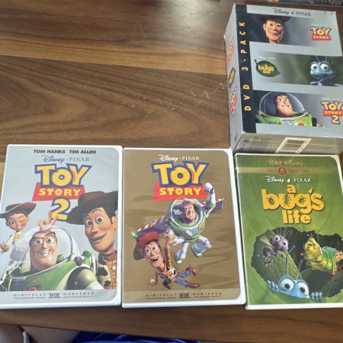 Disney Pixar 15th Anniversary 3-Pack DVD Box Set Widescreen THX