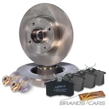 ATEC BREMSSCHEIBEN VOLL Ø240 +BREMSBELÄGE HINTEN FÜR RENAULT MEGANE 2 MODUS WIND