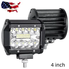 4inch 300W Tri-Row LED Light Bar Pods Offroad Driving Lighting for Car Truck SUV