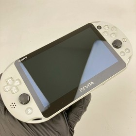 PS Vita PCH-2000 Sony PlayStation Glacier White Console & Cable Region Free 341