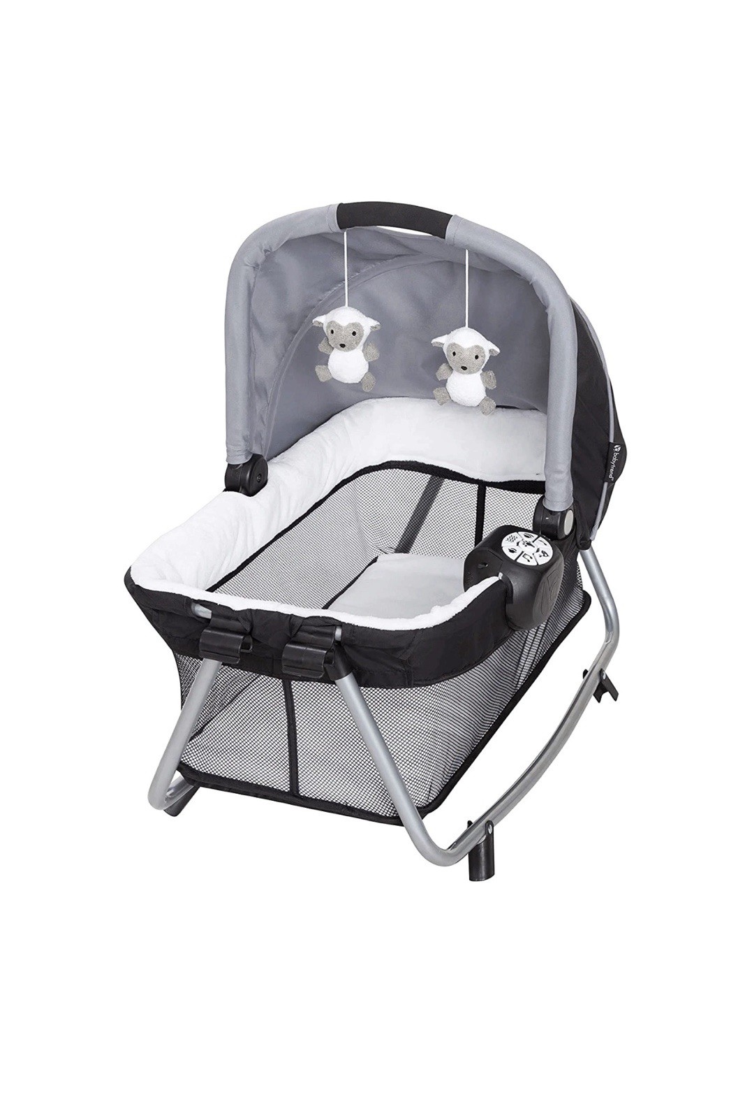 Baby Trend Retreat Twin Nursery Center w/2Bassinets & Changing Table, Quarry