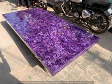 24 Zoll x 36 Zoll Rechteckig Amethsyt Esstisch zufällige Mosaik Theke...