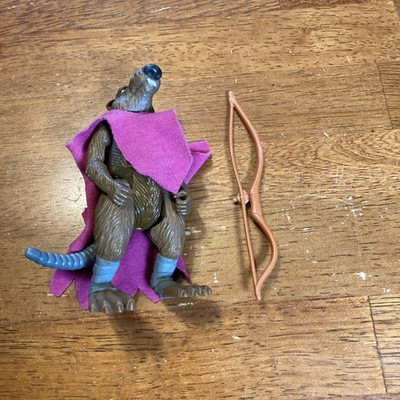 Teenage Mutant Ninja Turtles 1988 Master Splinter Action Figure w Cape & Bow