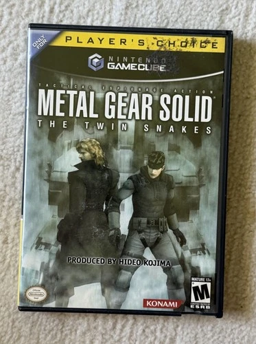 Metal Gear Solid: The Twin Snakes (Nintendo GameCube, 2004) Manual & Multiplayer