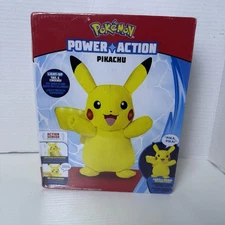 Pokémon Power Action Pikachu Interactive Plush Factory Sealed – Lights & Sound