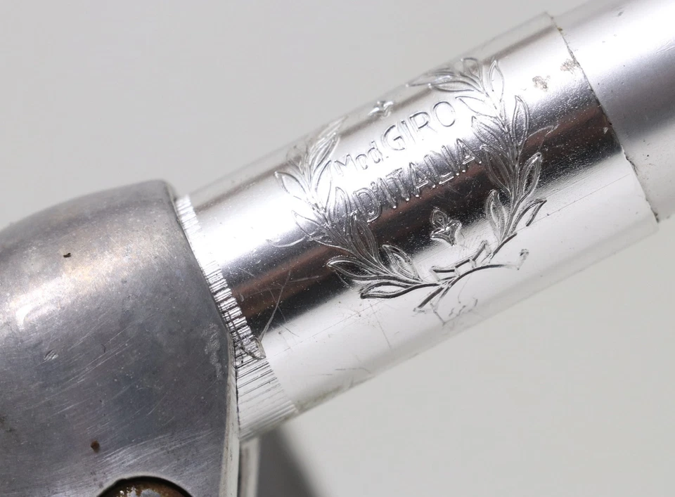 Cinelli 1A quill stem 110mm with Giro D'Italia Old logo handlebar 39cm - Immagine 3 di 4