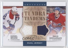 2014-15 Upper Deck Artifacts Blue Dual Jersey Daniel Briere David Desharnais 2l0