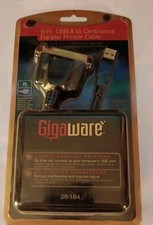 GIGAWARE 6 FT USB-A to CENTRONICS Parallel Printer Cable Radio Shack