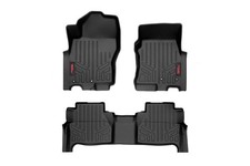 Rough Country Floor Mats For 22-26 Nissan Frontier Crew Cab - M-80515 Rough Country Floor Mats For 22-26 Nissan Frontier Crew Cab - M-80515