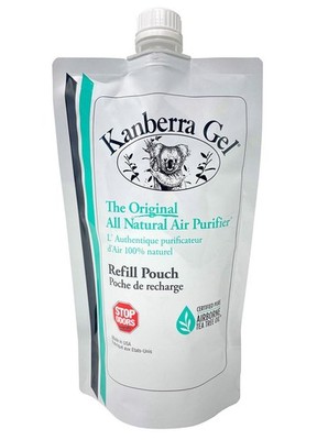 Kanberra Gel Refill Pouch 24oz Odor Eliminator Air Freshener Tea Tree Oil