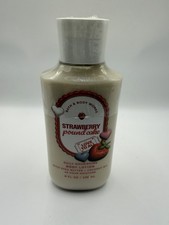 Bath & Body Works Strawberry Pound Cake Body Lotion Hydrating Vegan 8 fl oz