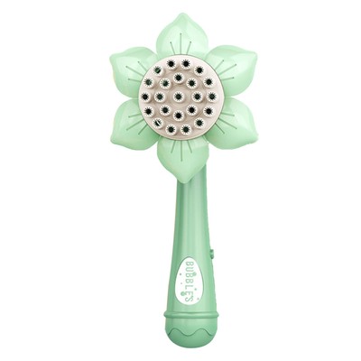 Green Bubble Maker Machine Electric Automatic Portable Handheld Bubble Blower Fo