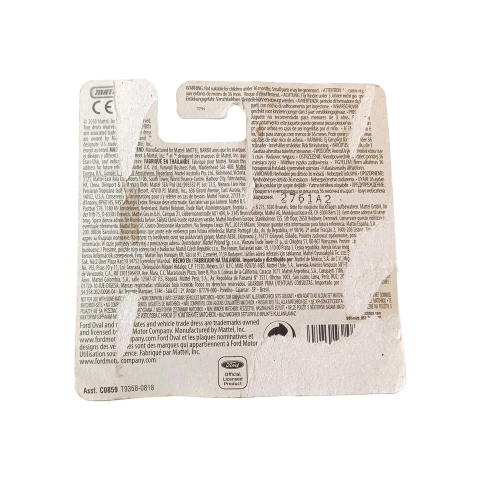 Matchbox Superfast / MB 817 - Ford F550 Super Duty - Red & Grey - Distressed Box - Image 3 of 4