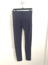 Assets by Spanx Womens Sz XL Navy Pull On Legging Pants Yoga Activewear Athletic